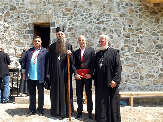 Архијерејска литургија у обновљеном манастиру Урошевици 