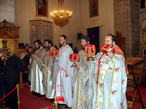 На Благовијести у никшићком Саборном храму 