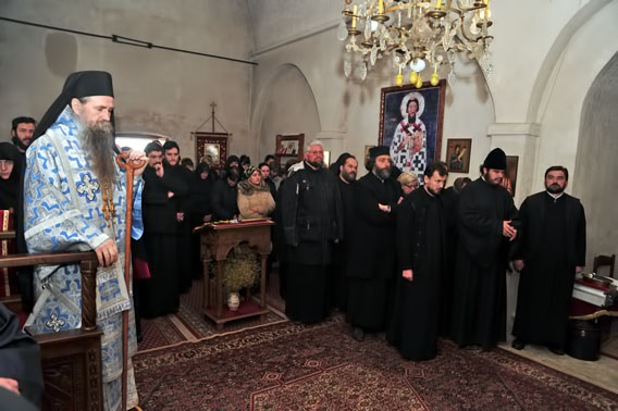 Литургија Пређеосвећених дарова и братски састанак свештенства на Жабљаку