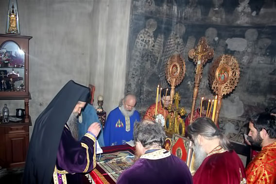 Литургија Пређеосвећених дарова у манастиру Ђурђеви Ступови