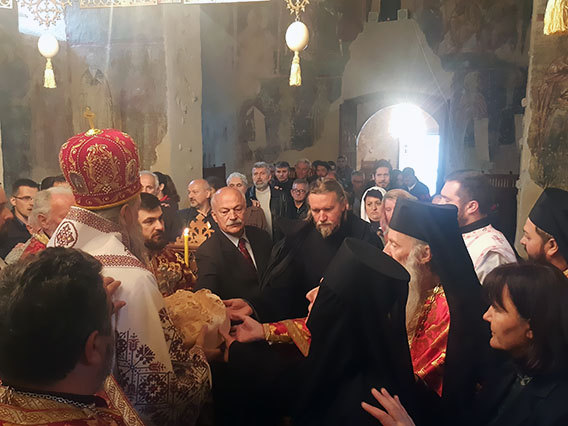 Епископ Јоаникије служио Литургију у манастиру Милешева, поводом ктиторске славе ове древне светиње