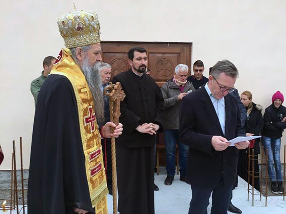Епископ Јоаникије освештао темеље капеле Светог Николе у Лијесци код Бијелог Поља