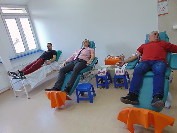 Акција добровољних давалаца крви у Бијелом Пољу