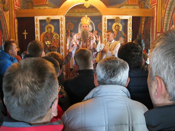Свети Јован Крститељ прослављен литургијски у Страшевини код Никшића