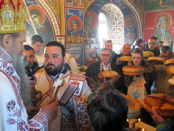 Свети Јован Крститељ прослављен литургијски у Страшевини код Никшића