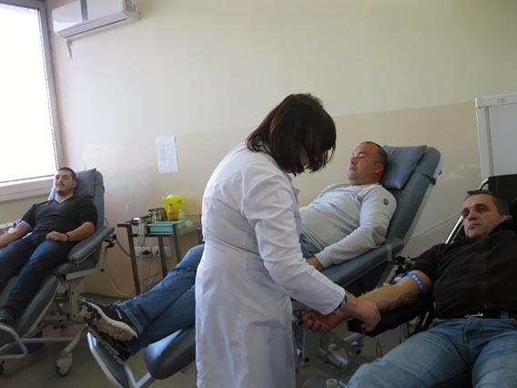 Светосавска акција добровољних давалаца крви из Никшића
