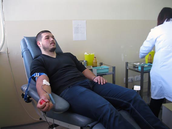 Светосавска акција добровољних давалаца крви из Никшића