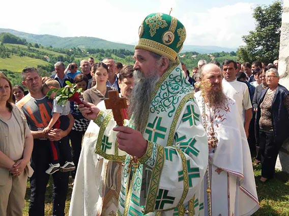 Епископ Јоаникије на Духовски понедјељак служио Литургију на Полици код Берана