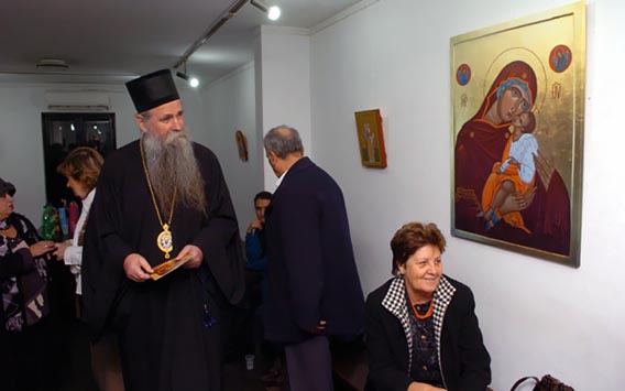Епископ Јоаникије отварио изложбу „Љубав према икони“
