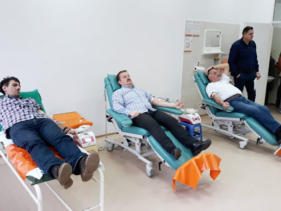 Чланови Црквене општине Бијело Поље учествовали у акцији давања крви