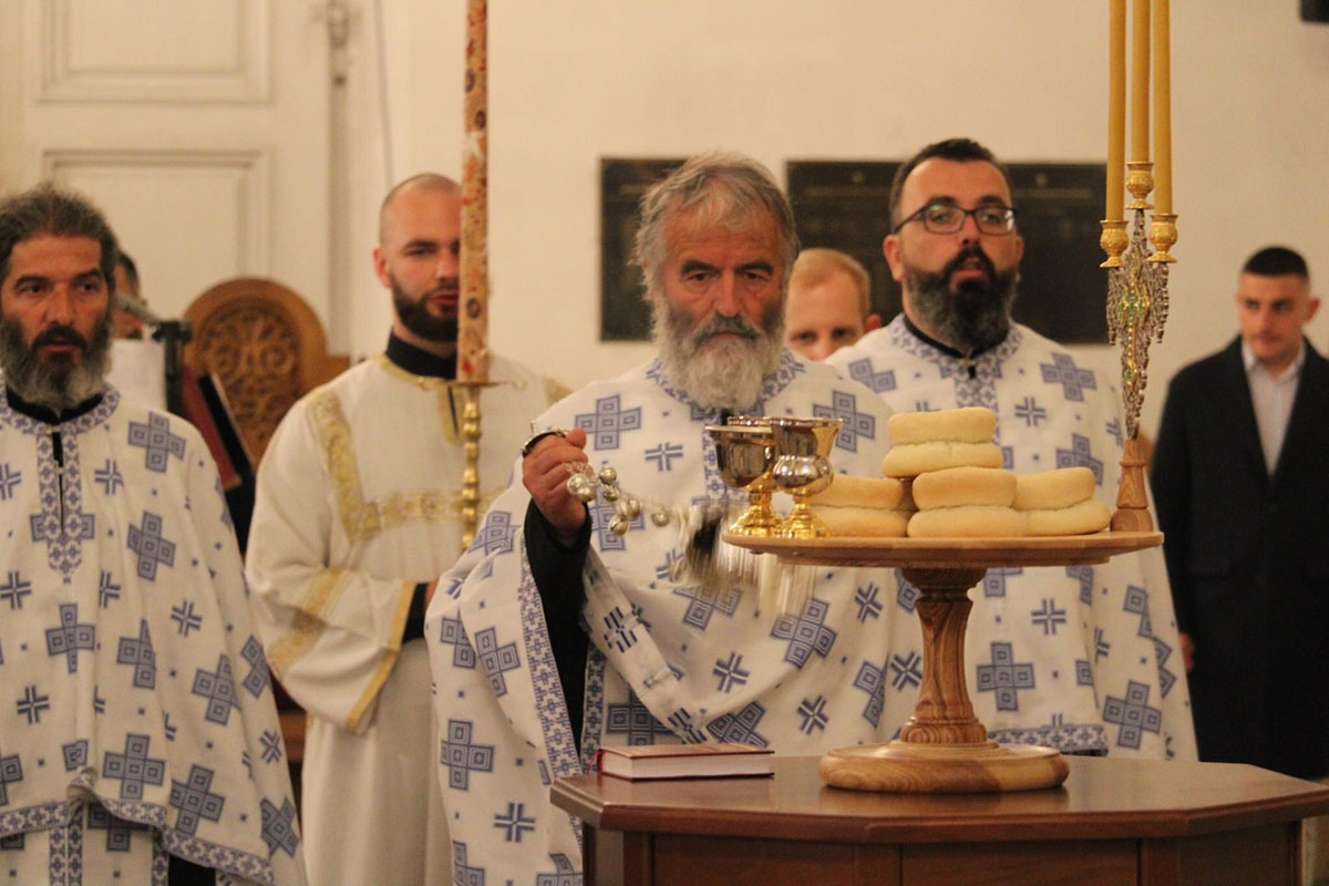 Празнично бденије у никшићком Саборном храму