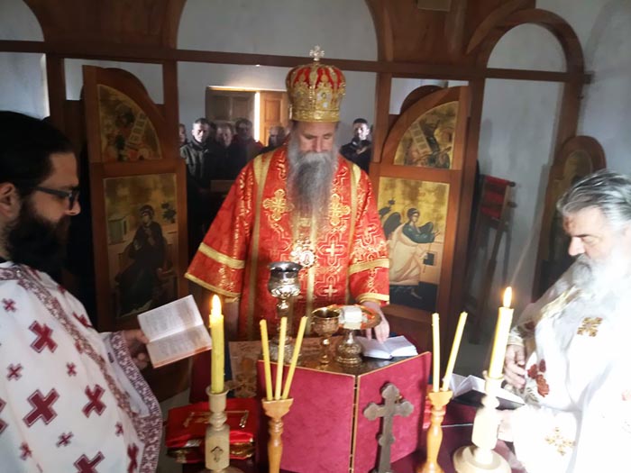 Епископ Јоаникије служио Литургију у Ћафи Приједолској
