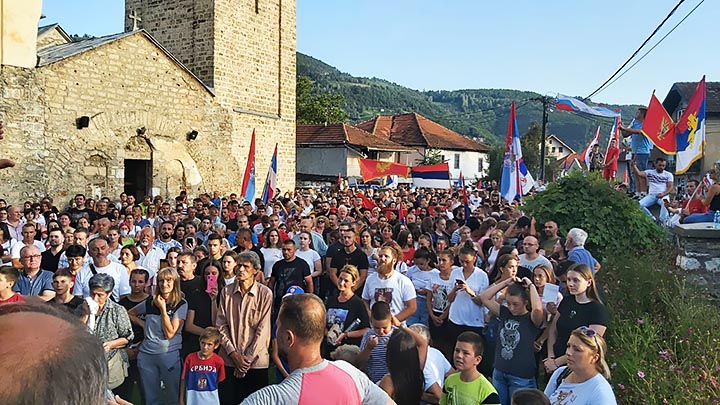 Побједничко славље у Бијелом Пољу