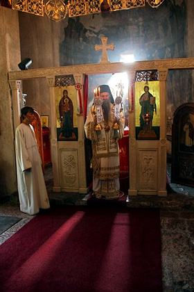 Освештан камен темељац манастира Светог Јована Крститеља у Црнчи