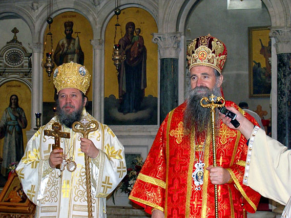 Преосвећена Господа епископи Јован и Јоаникије служили у Никшићу