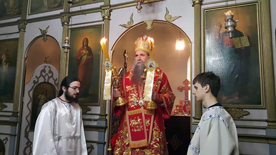 Епископ Јоаникије на Крстопоклону недјељу служио Литургију у Андријевици