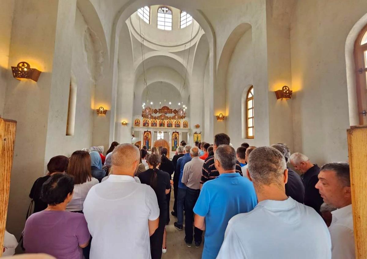 Празник Велика Госпојина литургијски је прослављен у цркви у Његњеву