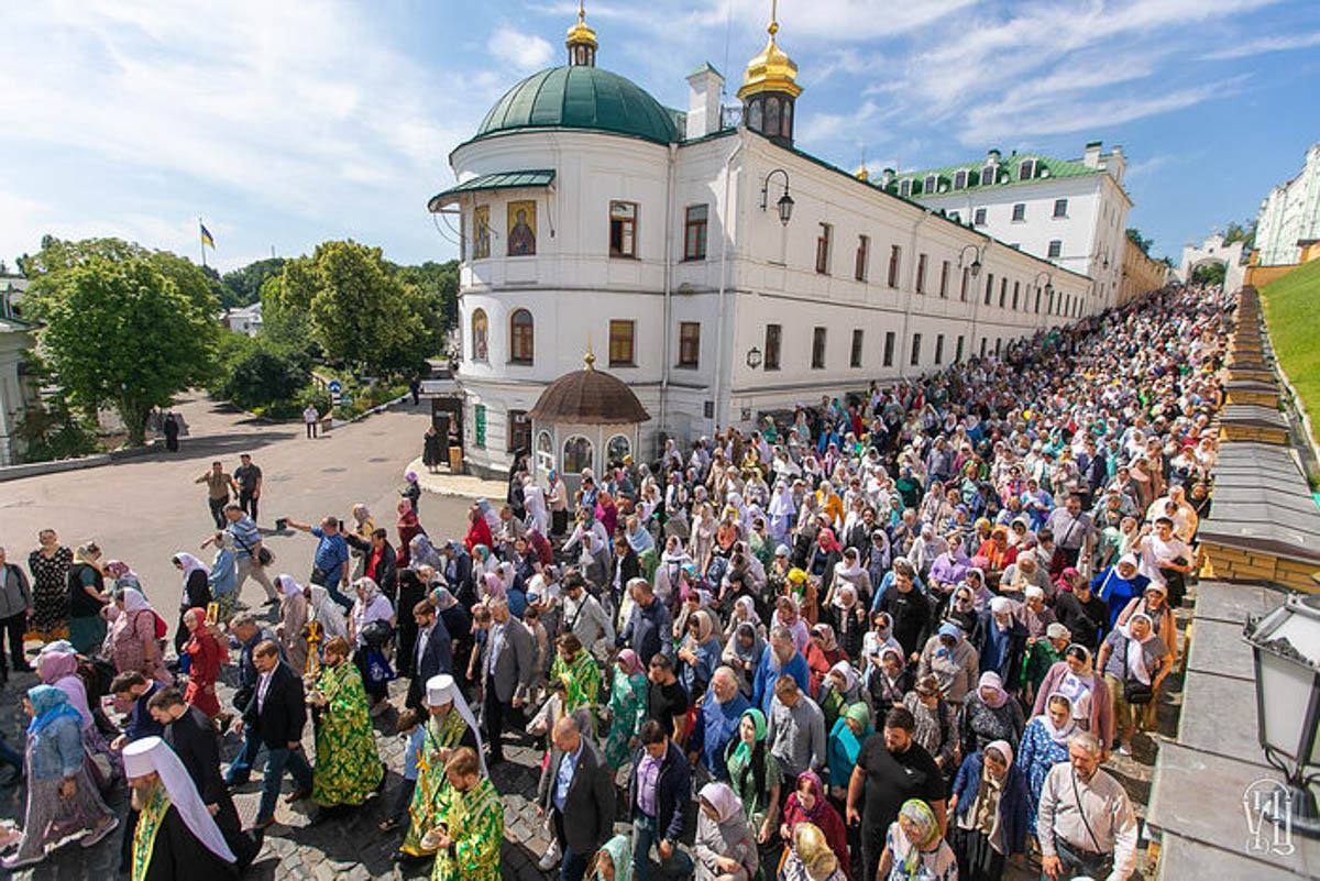 Митрополит кијевски и све Украјине предводио прославу празника Св. Агапита у Кијевопечерској лаври