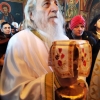 Епископ Јоаникије током Литургије у Страшевини