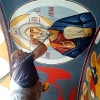 Фрескописање цркве Светог Николаја Жичког у Његњеву