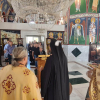 Епископ Методије служио заупокојену Литургију у манастиру Светог Саве у Голији поводом упокојења Ксеније Давидовић 