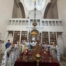 Митрополит Методије на празник Материце служио у никшићком Саборном храму