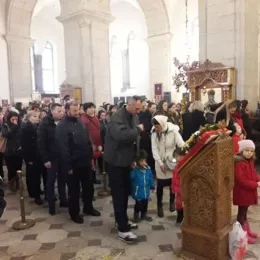 Литургија одслужена на Бадњи дан у Саборном храму у Никшићу