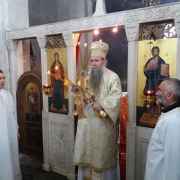Литургија у манастиру Ђурђеви Ступови