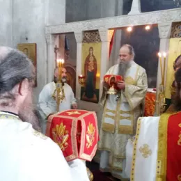 Литургија у манастиру Ђурђеви Ступови