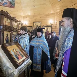 Освећење храма у Кемерову