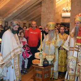 Шћепандан – слава манастира Дуљево, богослужили Митрополит Амфилохије и Епископ Јоаникије