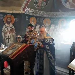 Литургијско сабрање у манастиру Косијерево