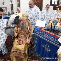 Епископи Јоаникије и Кирило богослужили у Цетињском манастиру