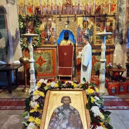 СВЕТИ САВА У ХРАМУ СВ. НИКОЛЕ