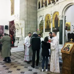 Епископ будимљанско-никшићки Г. Методије на Бадњи дан служио у никшићком Саборном храму