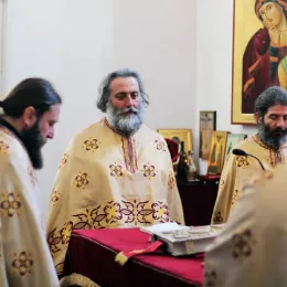 Литургија на празник Светог Саве у Саборној цркви у Никшићу