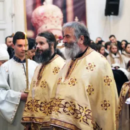 Литургија на празник Светог Саве у Саборној цркви у Никшићу