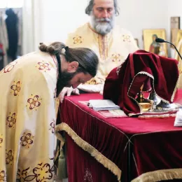 Литургија на празник Светог Саве у Саборној цркви у Никшићу