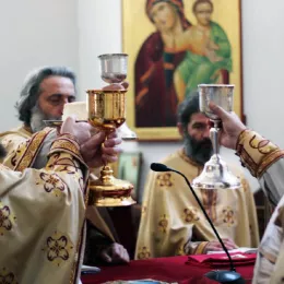 Литургија на празник Светог Саве у Саборној цркви у Никшићу