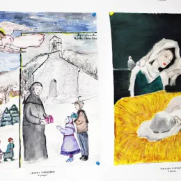 Изложба „Дјеца и млади у сусрет Божићу“ отворена у Никшићу