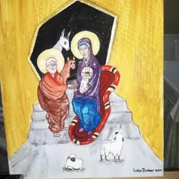 Изложба „Дјеца и млади у сусрет Божићу“ отворена у Никшићу