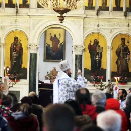 Епископ Методије на Богојављење служио Литургију са водоосвећењем у Никшићу