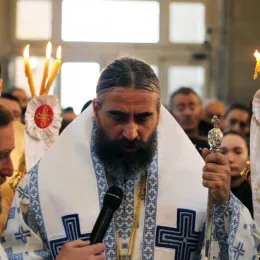 Епископ Методије на Богојављење служио Литургију са водоосвећењем у Никшићу