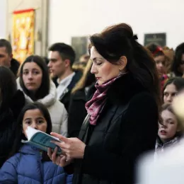 Епископ Методије на Богојављење служио Литургију са водоосвећењем у Никшићу