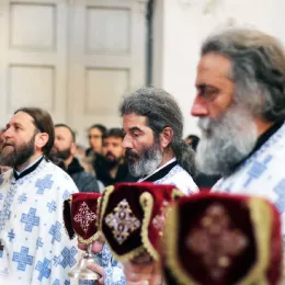 Епископ Методије на Богојављење служио Литургију са водоосвећењем у Никшићу