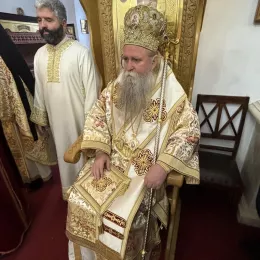 Митрополит Јоаникије у Цетињском манастиру