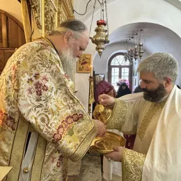 Митрополит Јоаникије у Цетињском манастиру