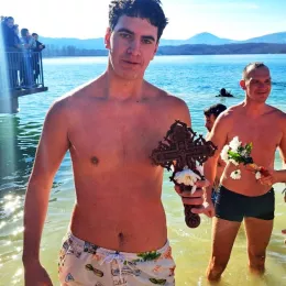 Празник Богојављења и пливање за Часни крст у Никшићу