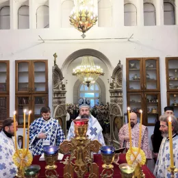 У недјељу Светих Отаца Митрополит Методије богослужио у никшићком Саборном храму