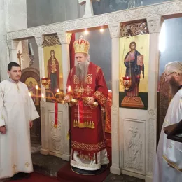 Литургија у манастиру Ђурђеви Ступови